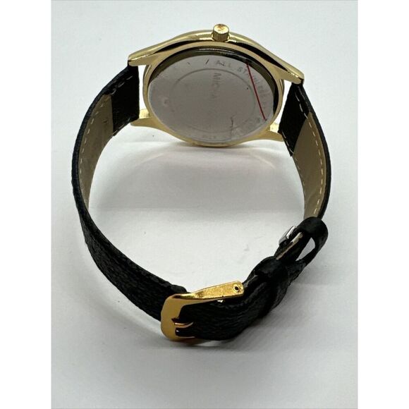 Michael Kors Slim Runway MK3179 Women's Black Leather Analog Dial Watch JNA665 - Picture 8 of 11